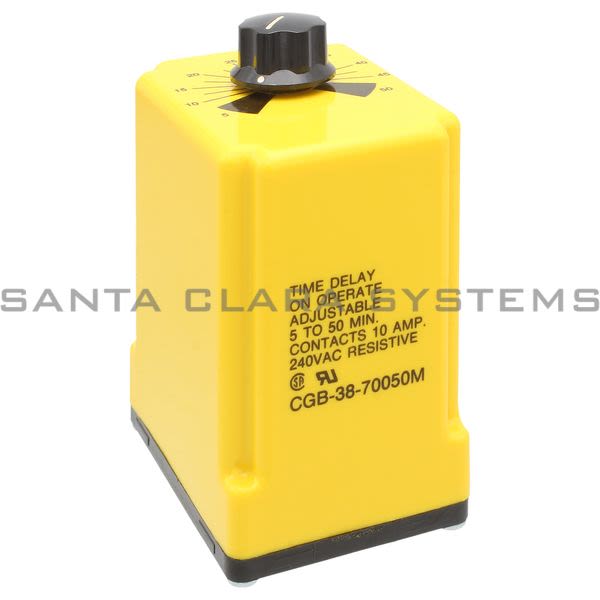 Potter & Brumfield CGB-38-70050M Time Delay Relay DPDT 50-Min | Tyco 3109 Product Image