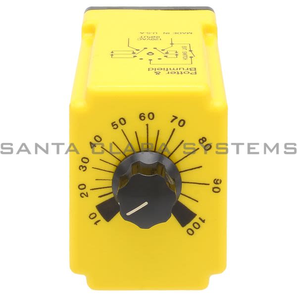Potter & Brumfield CGB-38-78100M Time Delay On Release Adjustable 10-100/Min 10-AMP 120-VAC Product Image
