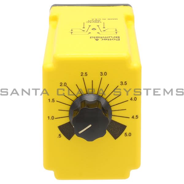 Potter & Brumfield CGB-38-79005S Time Delay Relay .5-5 Sec 10A | Tyco 04225 Product Image