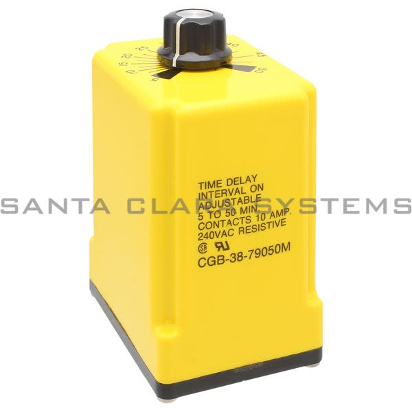 Potter & Brumfield CGB-38-79050M Time Delay Relay 5-50/Min 10-AMP 8-PIN | Tyco Product Image