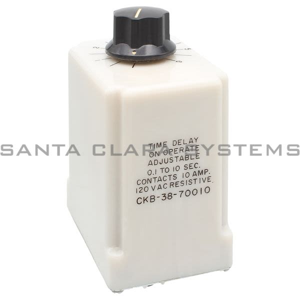 Potter & Brumfield CKB-38-70010  Time Delay Relay 10-Sec | Tyco 00964 Product Image