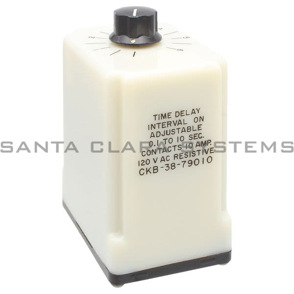 Potter & Brumfield CKB38-79010 Time Delay Relay .1-10 Sec | 4539 Product Image