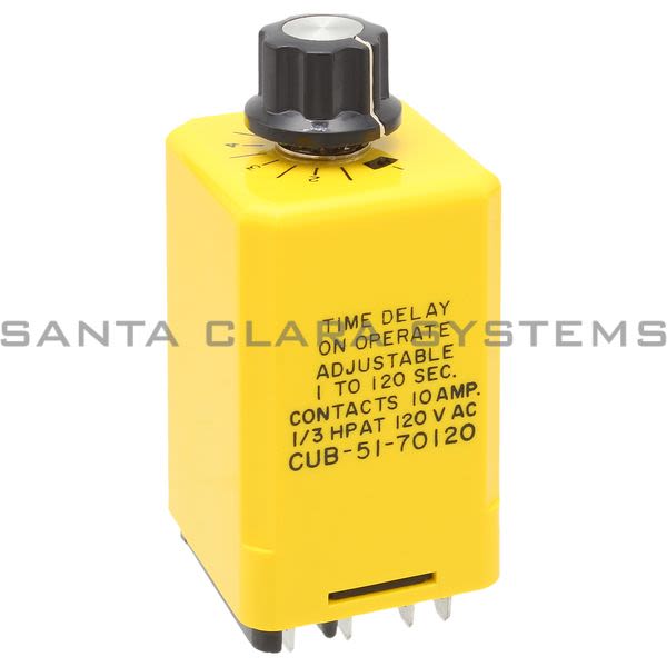 Potter & Brumfield CUB-51-70120 Relay Time-Delay 2-Pole DPDT | Tyco Product Image