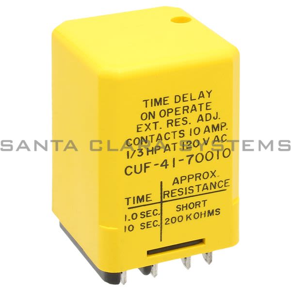 Potter & Brumfield CUF-41-70010 Relay Time Delay | Tyco 0854 Product Image