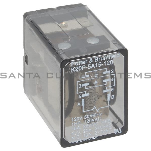 Potter & Brumfield K20P-5A15-120 Relay | Tyco 4A013 Product Image