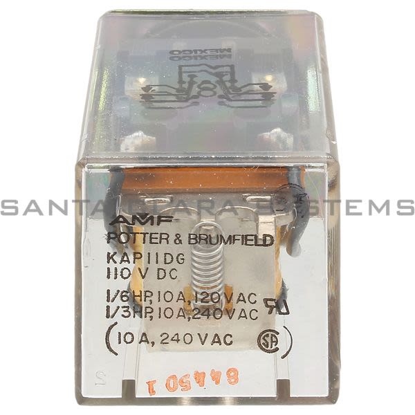 Potter & Brumfield KAP11DG-110V Relay | 3806 Product Image