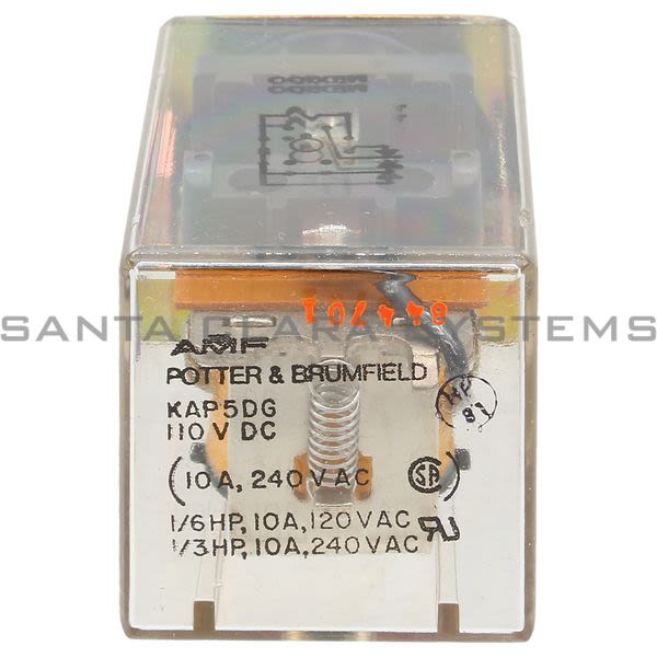 Potter & Brumfield KAP5DG-110V Relay | 3721 Product Image
