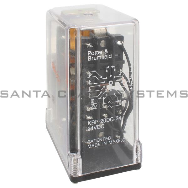 Potter & Brumfield KBP-20DG-24 Relay 10amp 5PDT | Tyco 3945 Product Image