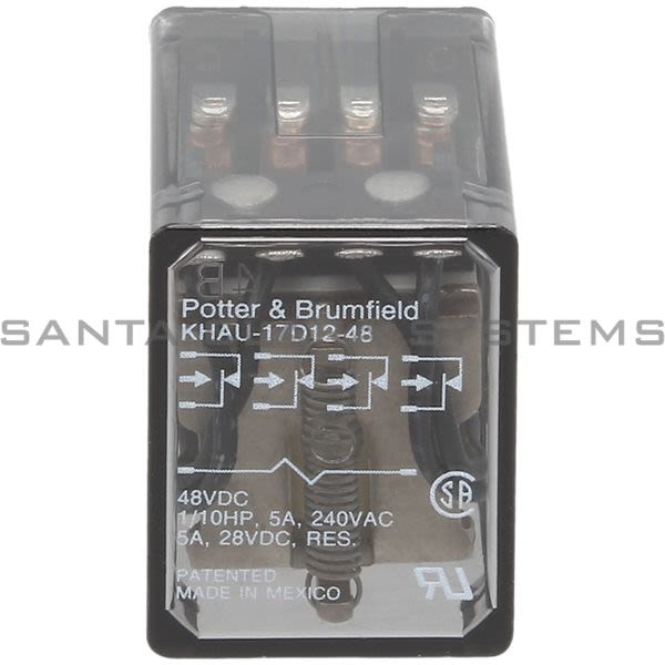 Potter & Brumfield KHAU-17D12-48 Relay Product Image