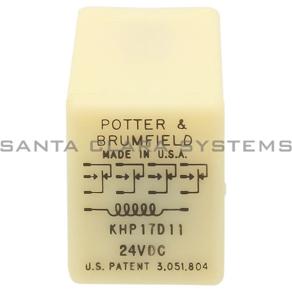 Potter & Brumfield KHP17D11-24 Relay 3-AMP 24-VDC 4PDT Product Image