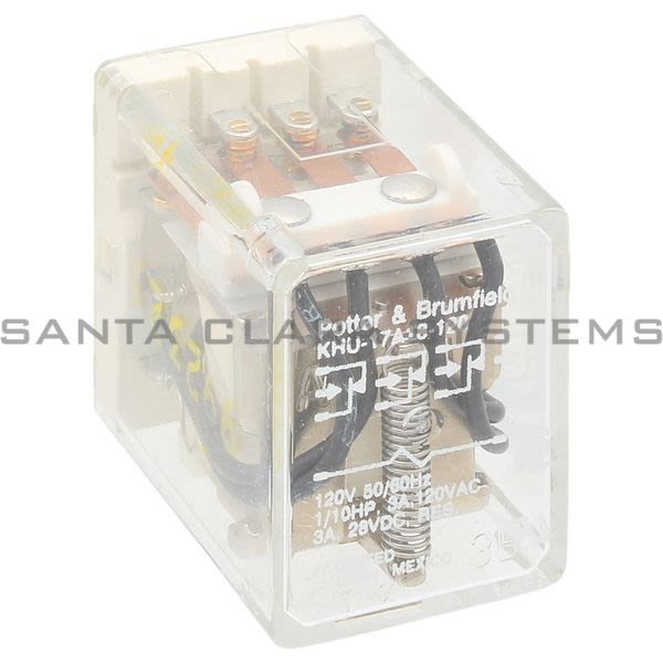 Potter & Brumfield KHU-17A18-120  Power Relay 4PDT 3-AMP | Tyco 3424 Product Image