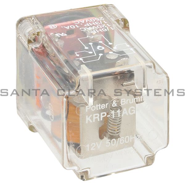 Potter & Brumfield KRP-11AG-12  Power Relay DPDT 10-AMP | Tyco Product Image