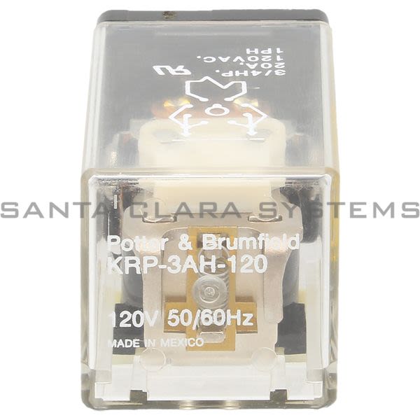 Potter & Brumfield KRP-3AH-120 Relay Spst N/O 20 amp | Tyco 723 Product Image