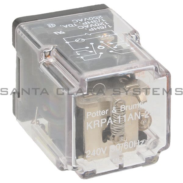 Potter & Brumfield KRPA-11AN-240  Power Relay DPDT 10A | Tyco 03403 Product Image