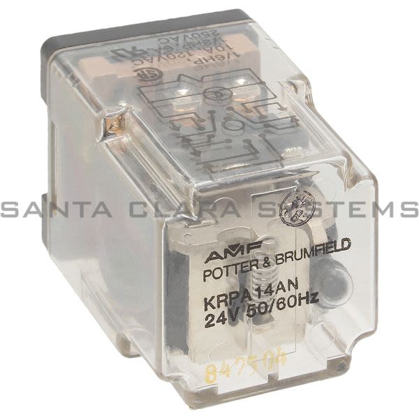 Potter & Brumfield KRPA-14AN-24 Power Relay 3PDT 10-AMP | Tyco 3410 Product Image