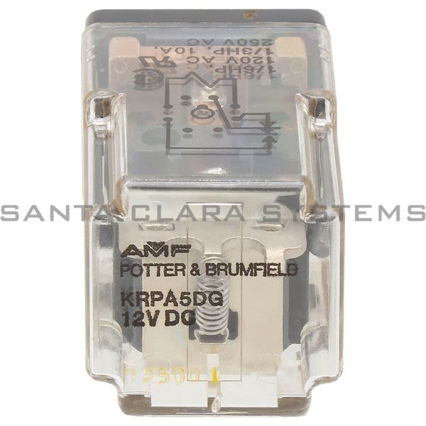 Potter & Brumfield KRPA-5DG-12 Power Relay | SPDT 10A | Tyco 3356 Product Image