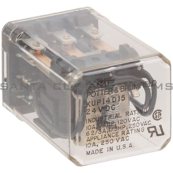 Potter & Brumfield KUP-14D15-24 Relay Epdt 10 amp | Tyco 3555 Product Image
