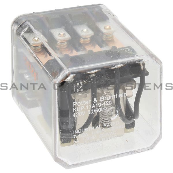 Potter & Brumfield KUP-17A19-120 Relay | Plug In Coil 4PDT Product Image