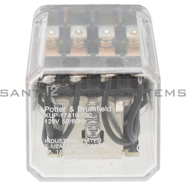 Potter & Brumfield KUP-17A19-120 Relay | Plug In Coil 4PDT Product Image