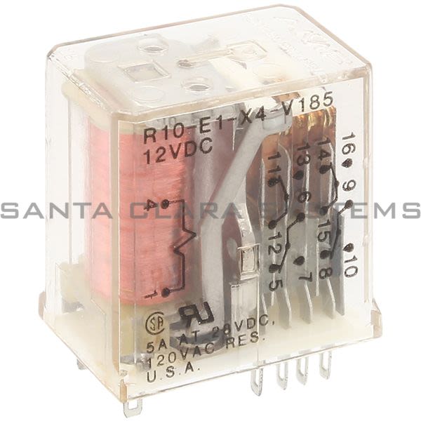Potter & Brumfield R10-E1X4-V185 Relay 4PDT 5 amp | Tyco 2012 Product Image