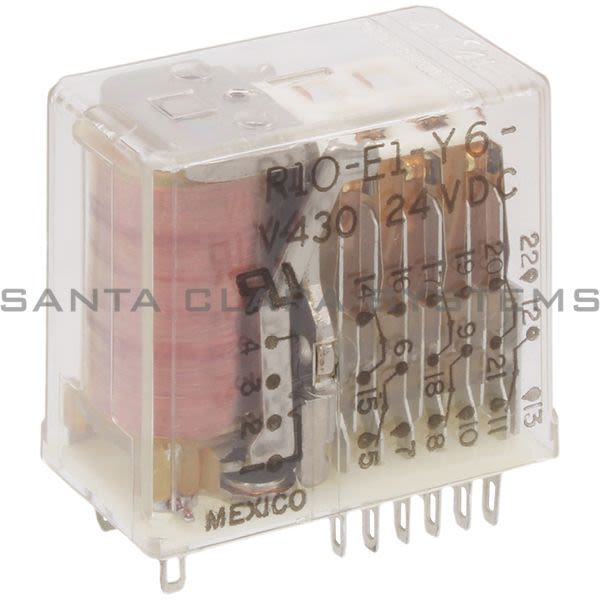 Potter & Brumfield R10E1Y6-V430 Relay 6PDT 2-AMPS R10-E1-Y6-V430 | 3586 Product Image