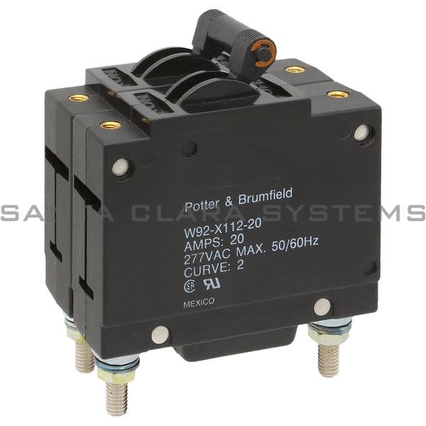 Potter & Brumfield W92-X112-20 Circuit Breaker | Tyco 1921 Product Image