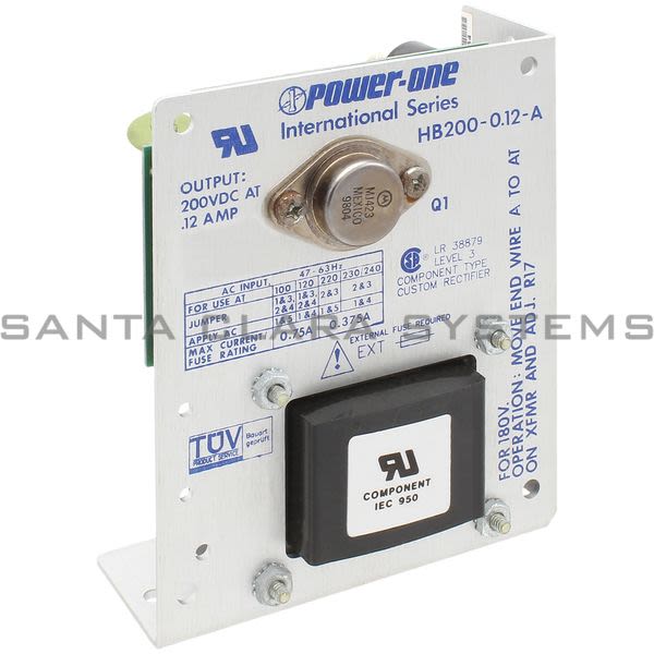 Power One HB200-0.12-A Power Supply Product Image