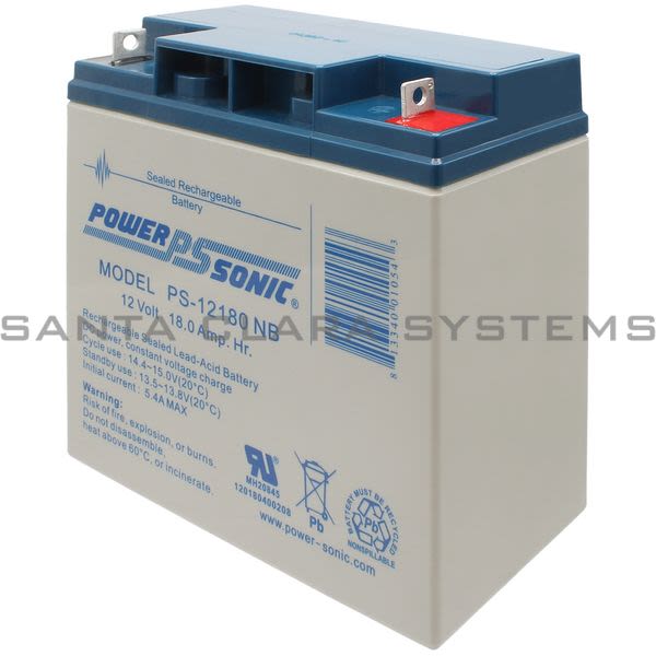 Power Sonic PS-12180NB Lead Acid Battery Product Image