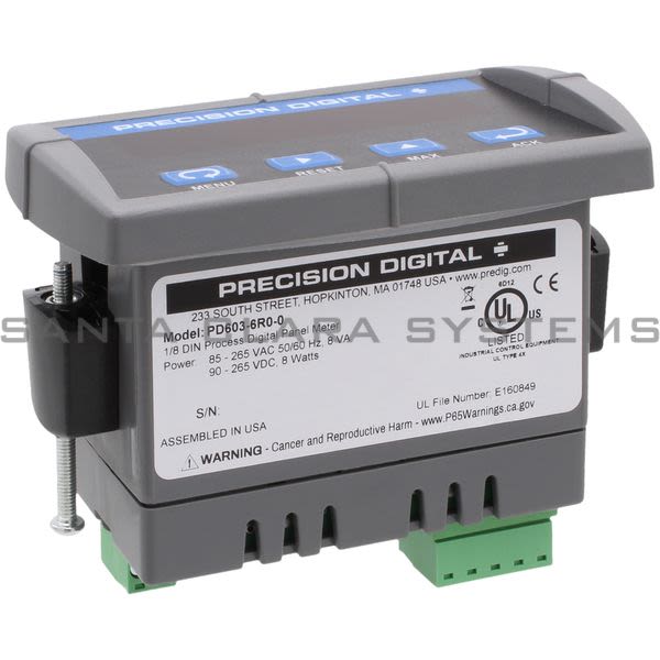 Precision Digital PD603-6R0-0 Digital Panel Meter Product Image
