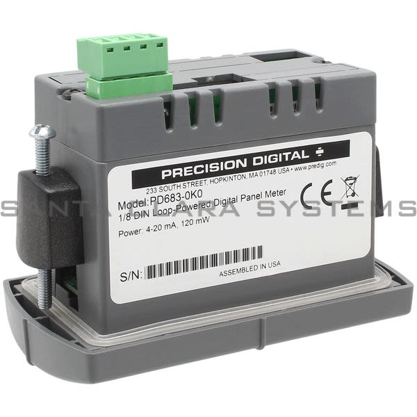 Precision Digital PD683-0K0 Digital Panel Meter Product Image
