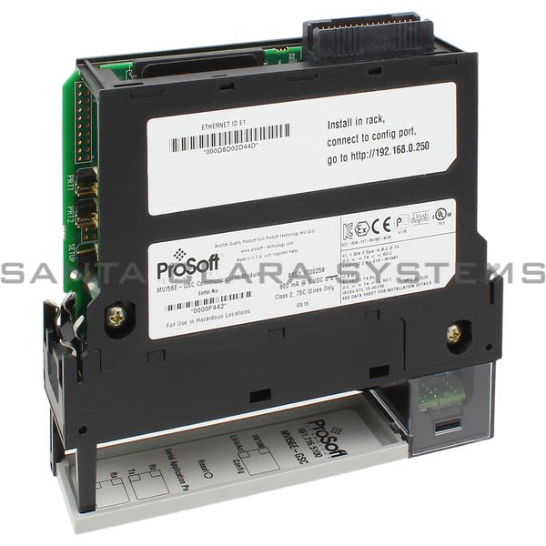 ProSoft MVI56E-GSC ControlLogix ASCII Serial-Ethernet IP Module Product Image