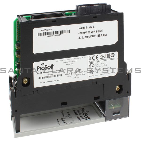 ProSoft MVI56E-MNET Modbus TCP/IP Client/Server Enhanced Communication Module Product Image