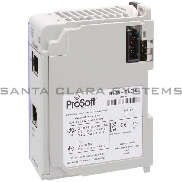 ProSoft MVI69-MNETC Modbus TCP/IP Communications Module Product Image