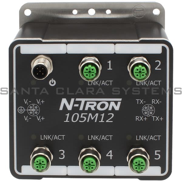 Red Lion Controls 105M12 N-Tron Ethernet Switch Product Image
