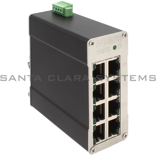 Red Lion Controls 108TX  8-Port Industrial Ethernet Switch Product Image
