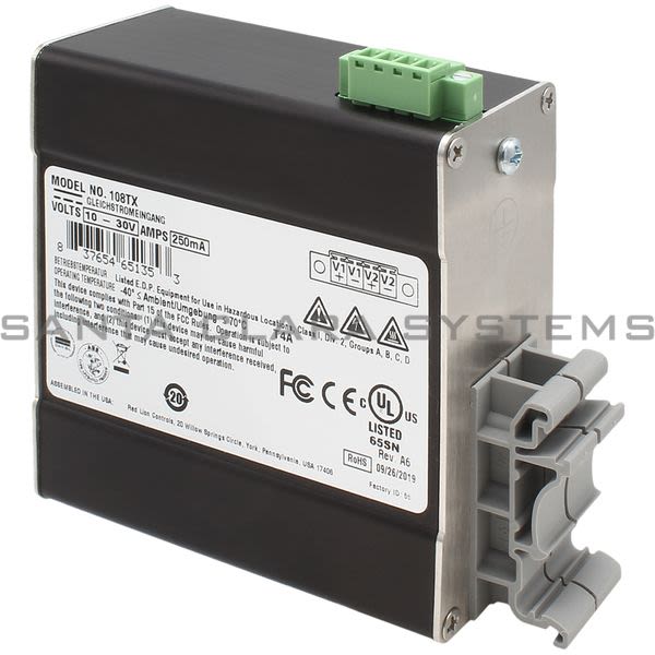 Red Lion Controls 108TX  8-Port Industrial Ethernet Switch Product Image