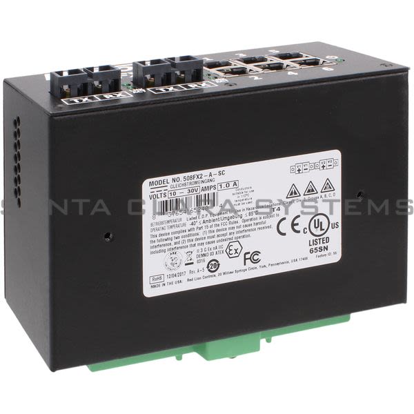 Red Lion Controls 508FX2-A-SC Ethernet Switch Product Image
