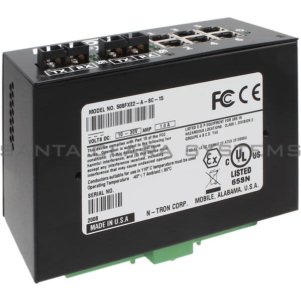 Red Lion Controls 508FXE2-A-SC-15 Industrial EtherNet Switch Product Image