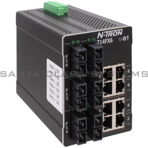Red Lion Controls 714FX6-SC Ethernet Switch Product Image
