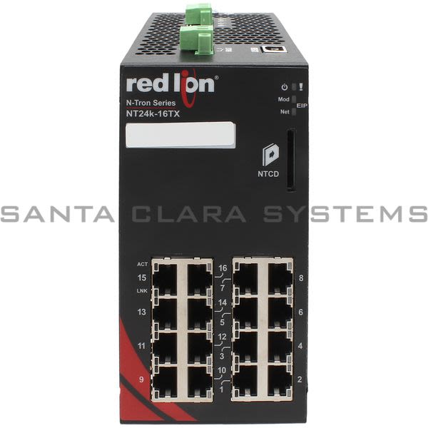 Red Lion Controls NT24K-16TX  Ethernet Switch | 16 Port Product Image
