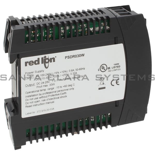 Red Lion Controls PSDR030W  24 VDC Power Supply  Product Image