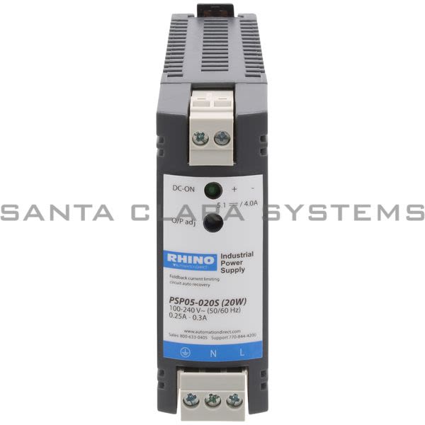 Rhino PSP05-020S SWITCHING POWER SUPPLY Product Image