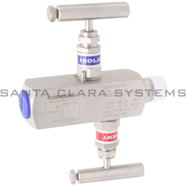 Rosemount 0306RT22BA11 In-Line Manifold Product Image