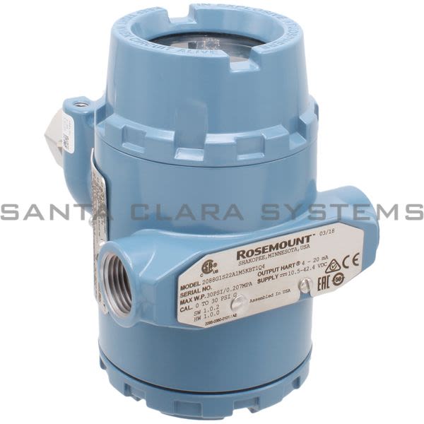 Rosemount 2088G1S22A1M5KBT1Q4 Pressure Transmitter Product Image