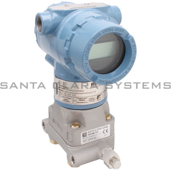 Rosemount 3051CD4A22A1AB4K5M5Q4T1DF Pressure Transmitter Product Image
