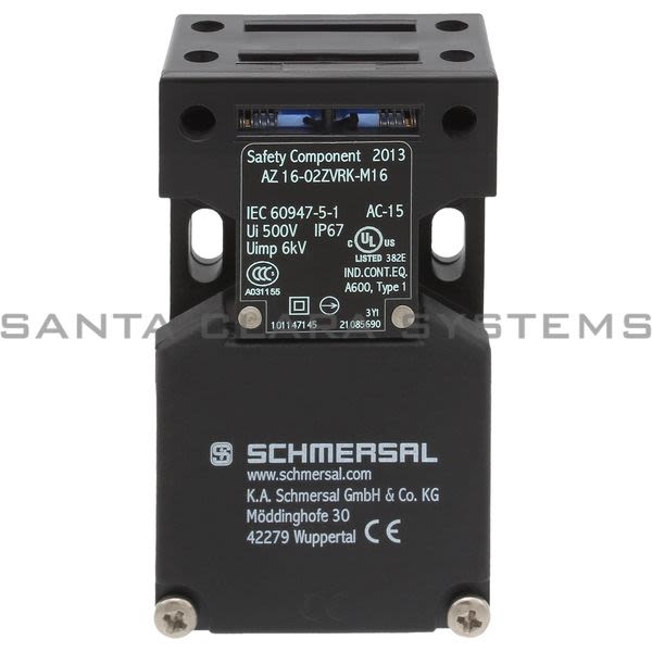 Schmersal AZ16-02ZVRK-M16 Safety Component | 101147145 Product Image