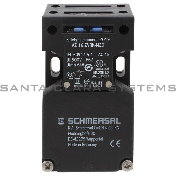 Schmersal AZ-16-ZVRK-M20 Safety Switch Product Image