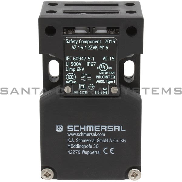 Schmersal AZ16-12ZVK-M16-101152725 Interlock Switch Product Image