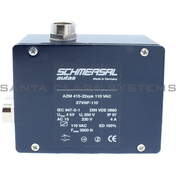 Schmersal AZM415-22ZPK Interlock Safety Switch Product Image