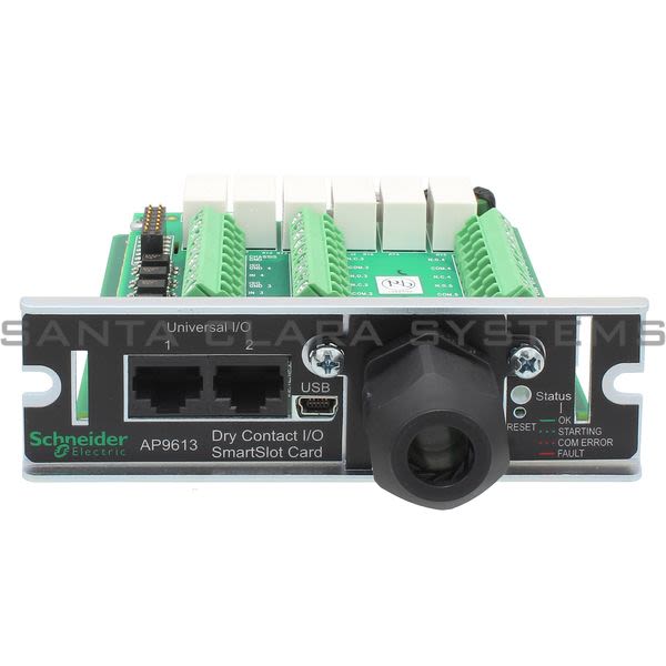 Schneider AP9613 Dry Contact I/O SmartSlot Card Product Image